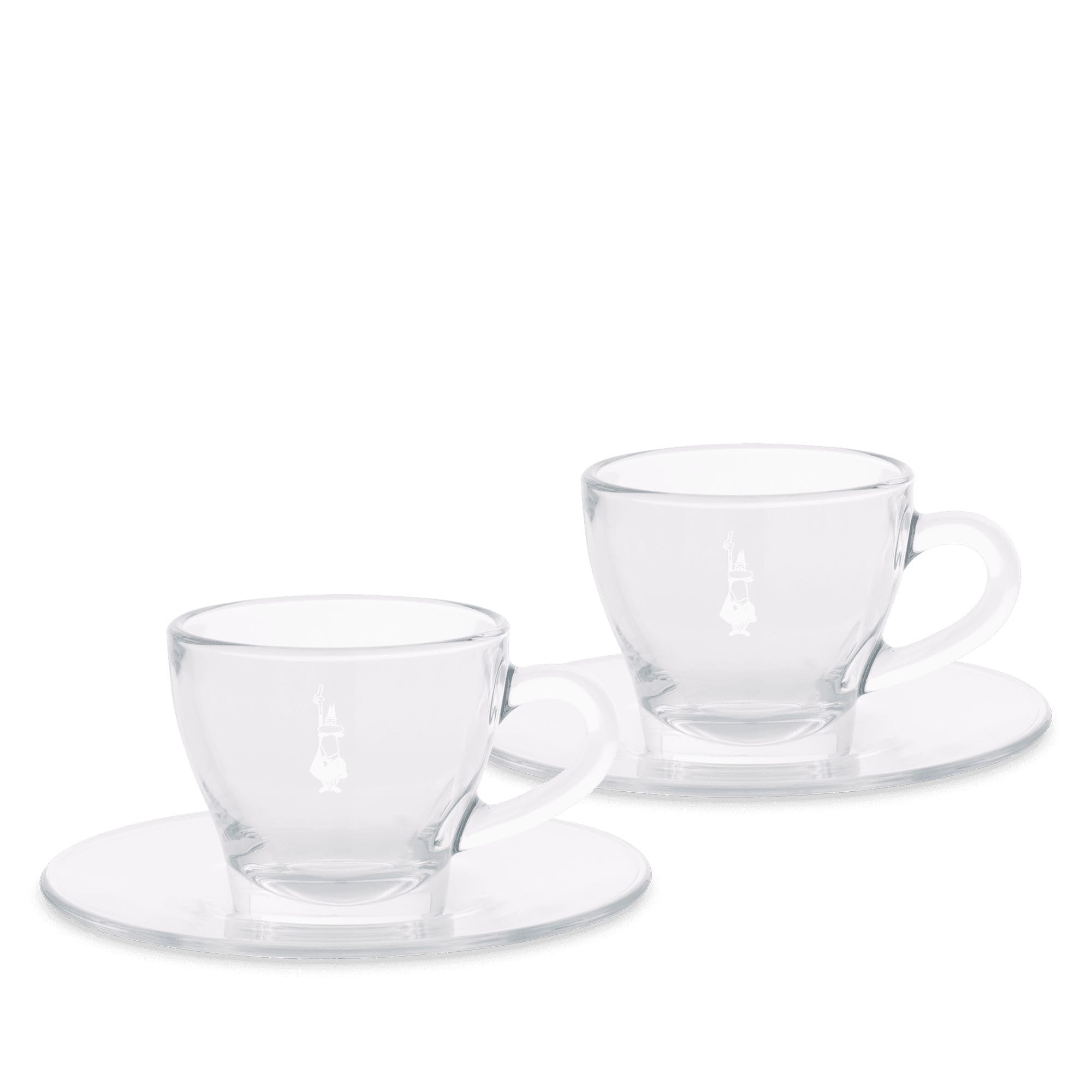Bialetti Classic Set of 2 glass cups for Espresso