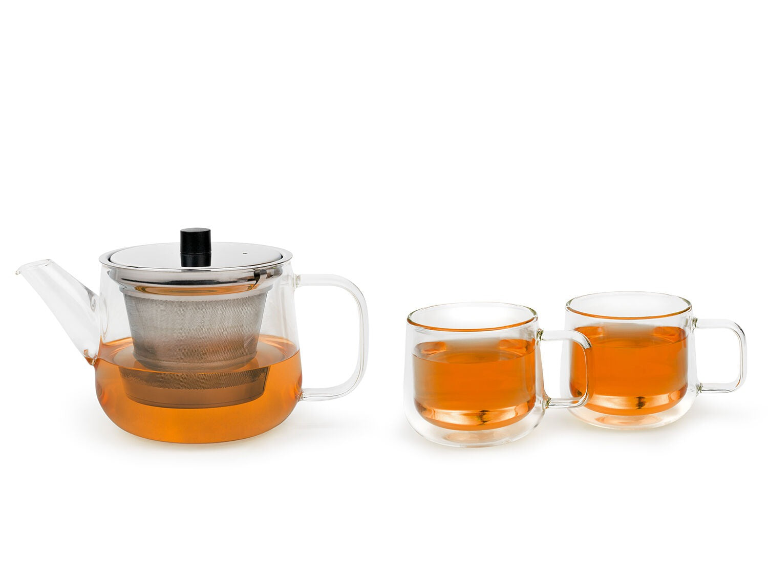 Bredemeijer Tea Set 1,0l incl. 2 single walled Glasses