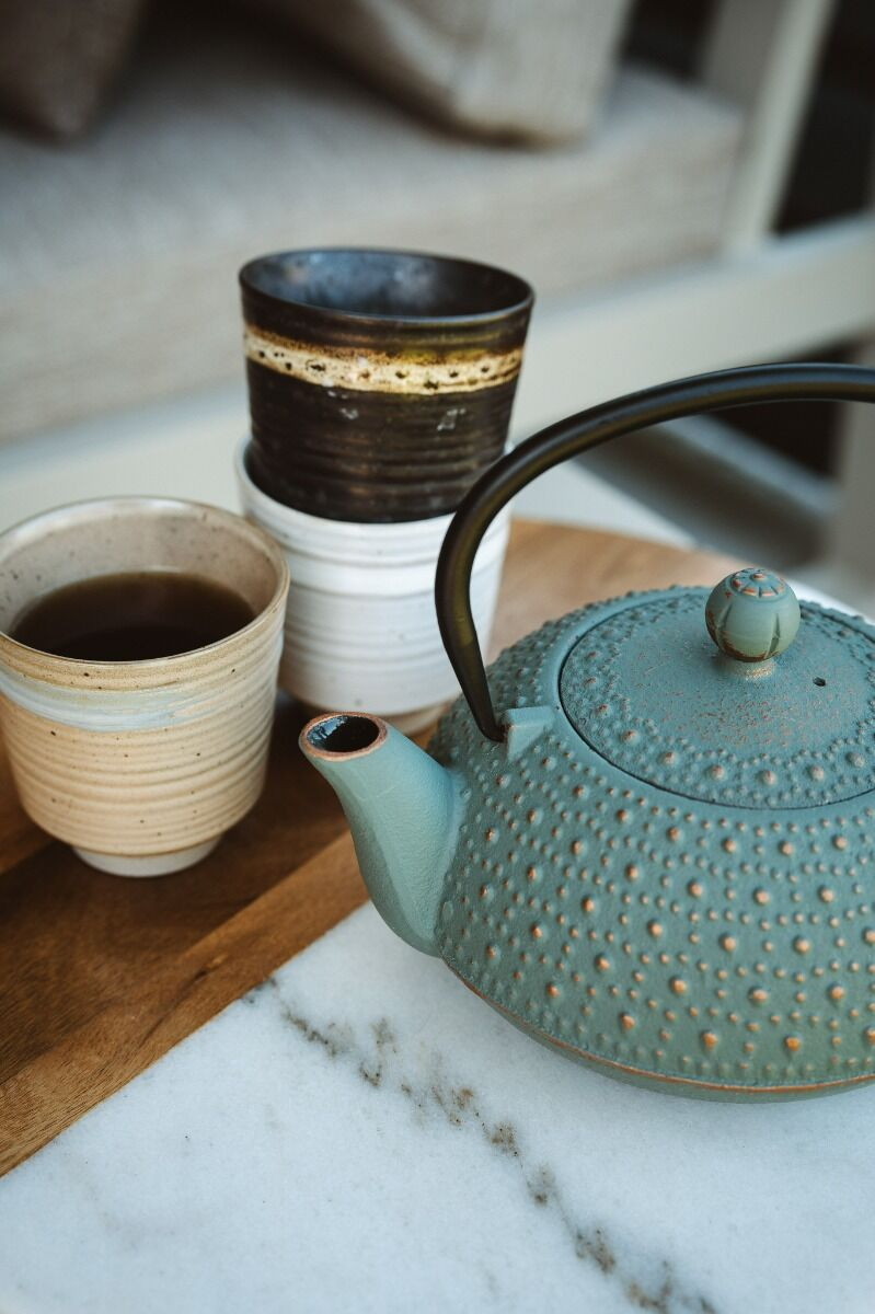 Bredemeijer Teapot Anhui 0,9l Cast Iron blue