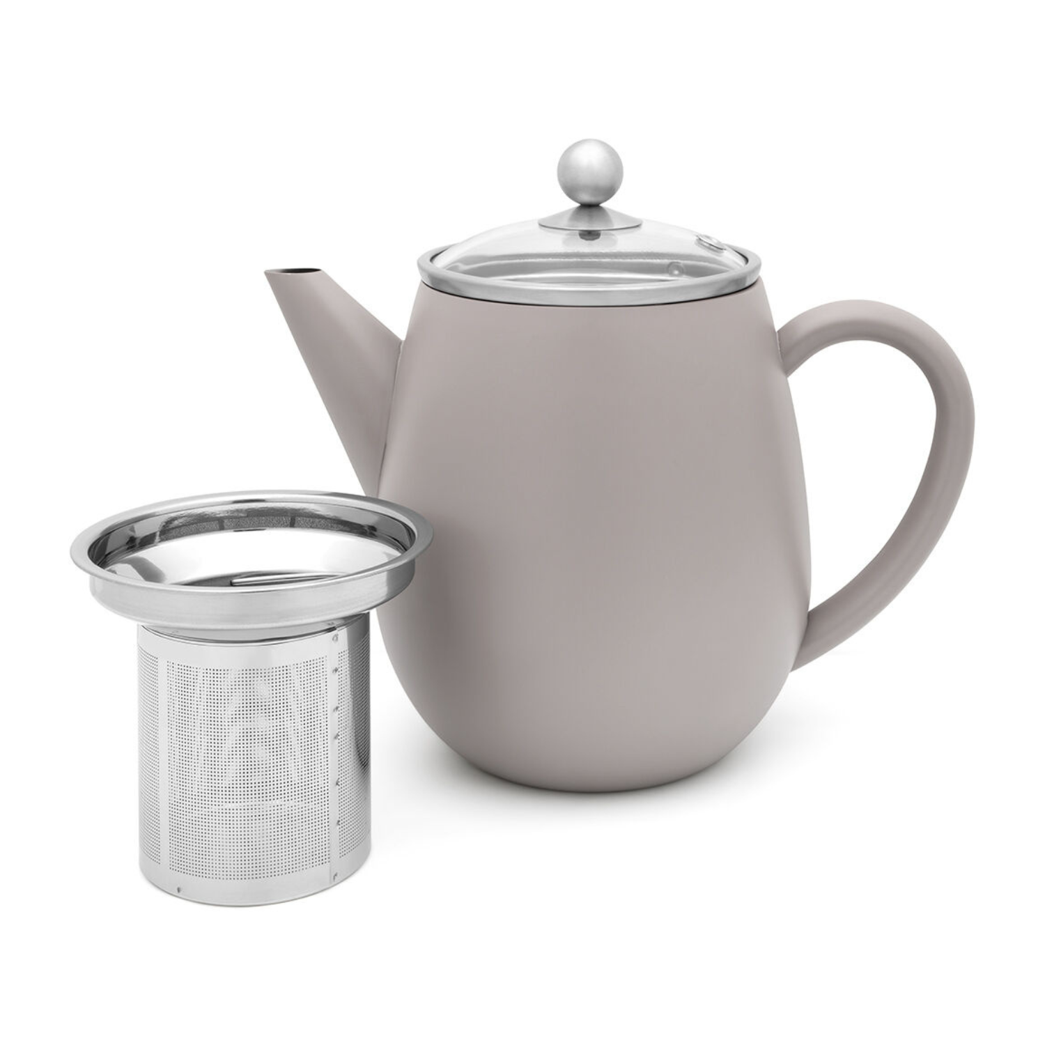 Bredemeijer Teapot Eva 1,1l grey