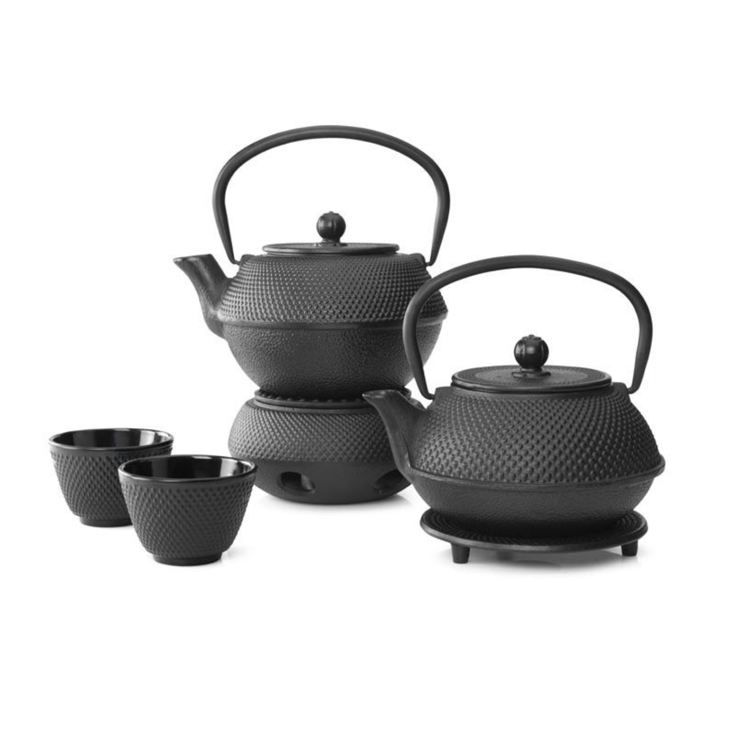 Bredemeijer Teapot Jang 0,8l cast iron black + Filter