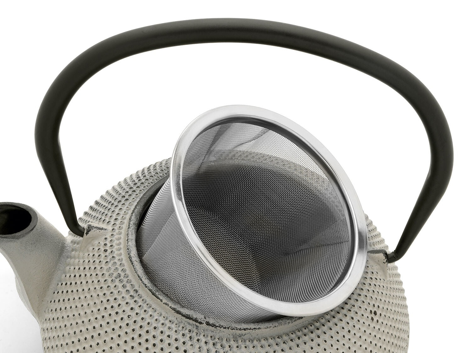 Bredemeijer Teapot Jang 1,1l Cast Iron grey + Filter