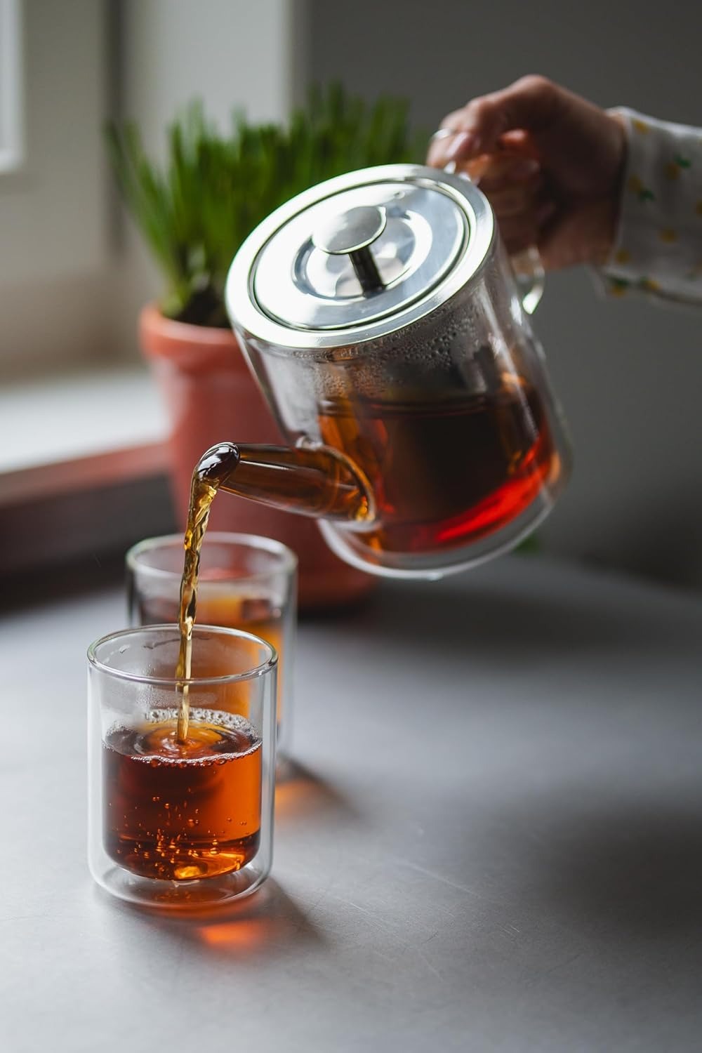 Bredemeijer Teapot San Remo 1,0l double-walled glass