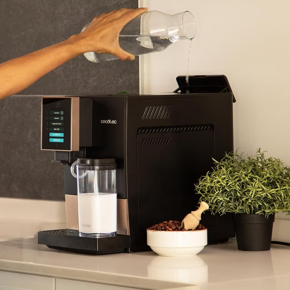 CECOTEC Cremmaet Compactccino Connected Black Rose