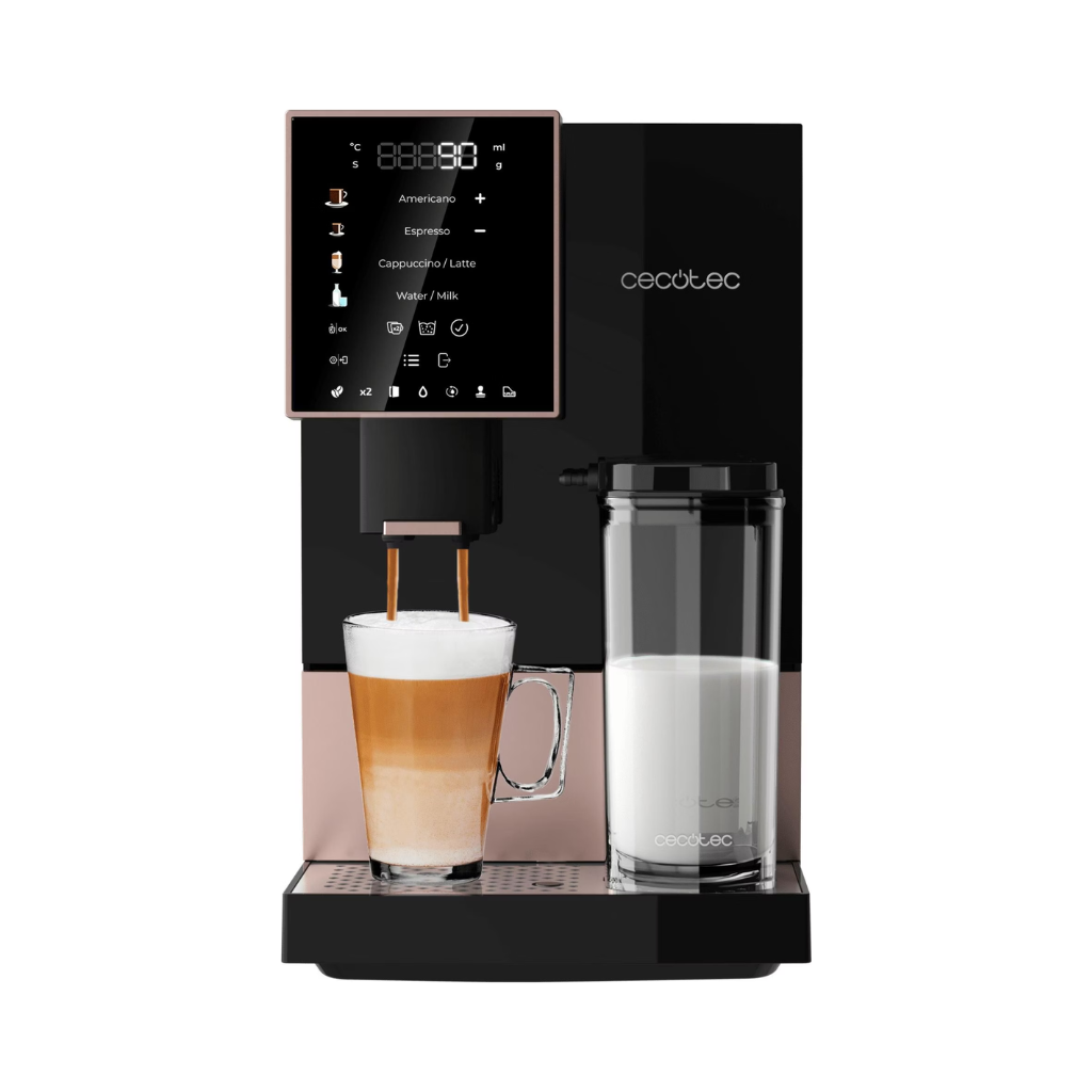 CECOTEC Cremmaet Compactccino Connected Black Rose