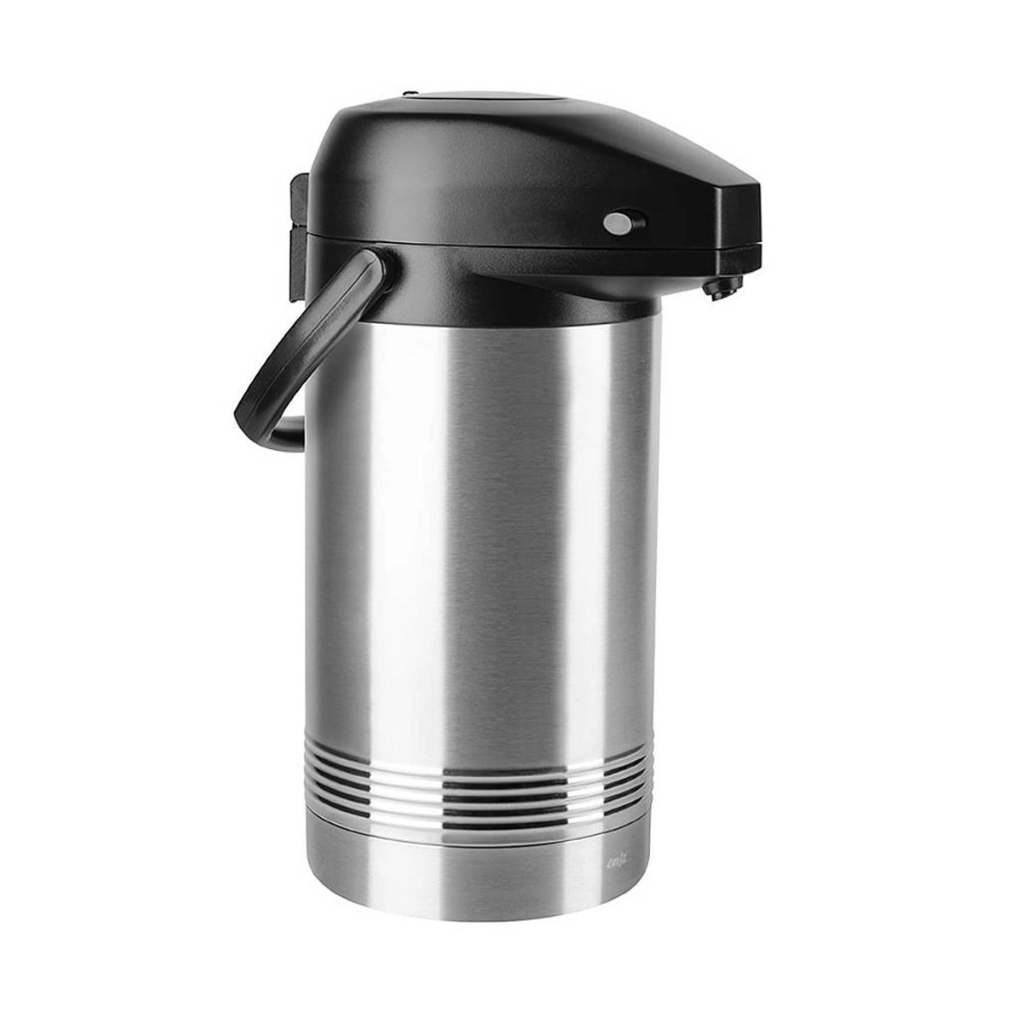 Emsa thermoskan PRESIDENT 3,0l edelstaal/zwart