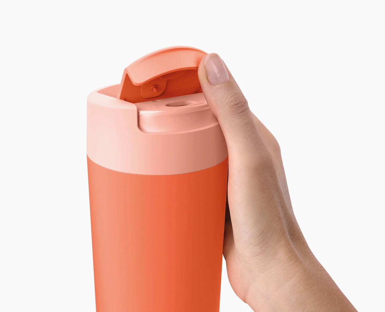 Joseph Joseph Sipp Coral Travel Mug Large w.Hygienic Lid 454 ml