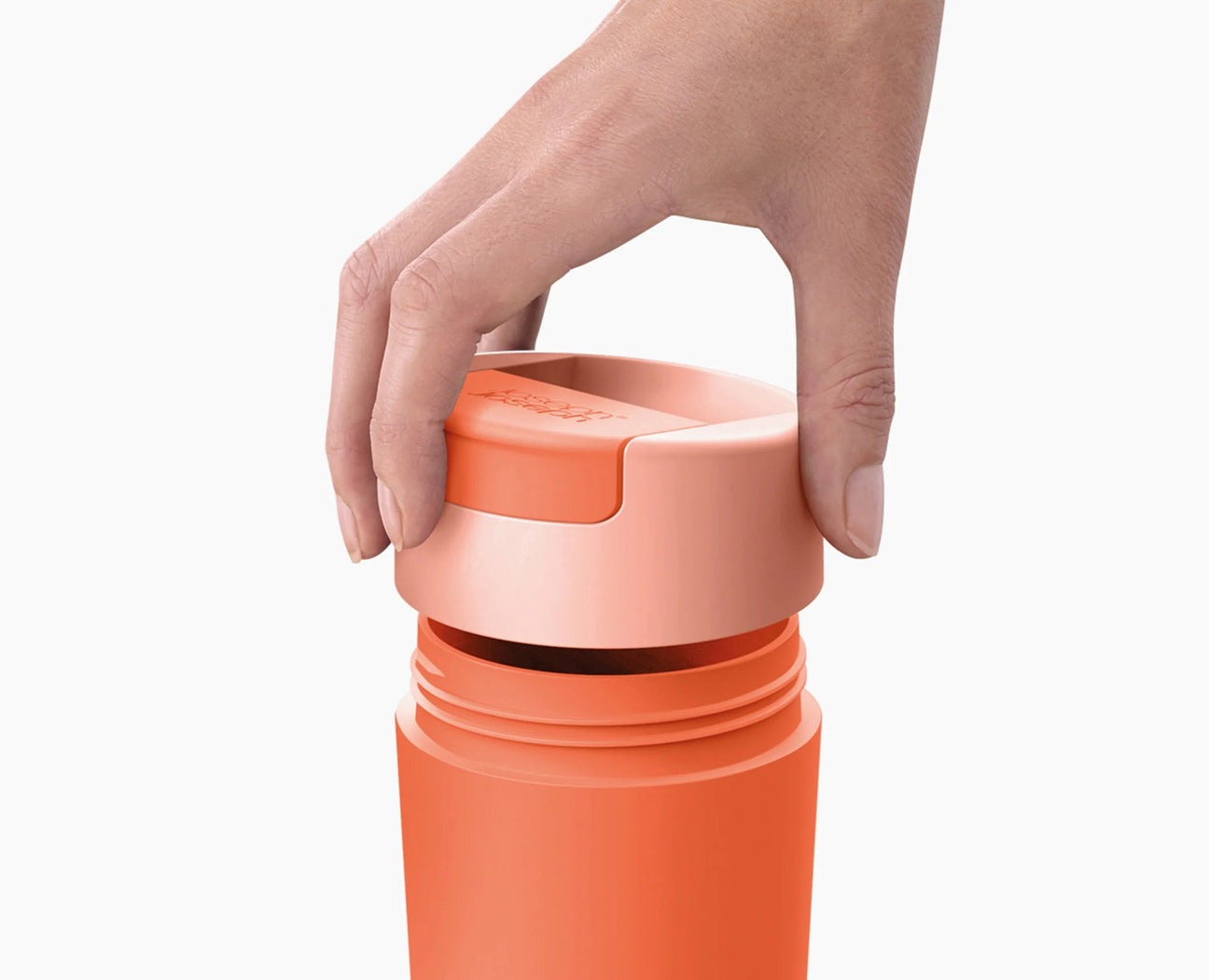 Joseph Joseph Sipp Coral Travel Mug Large w.Hygienic Lid 454 ml