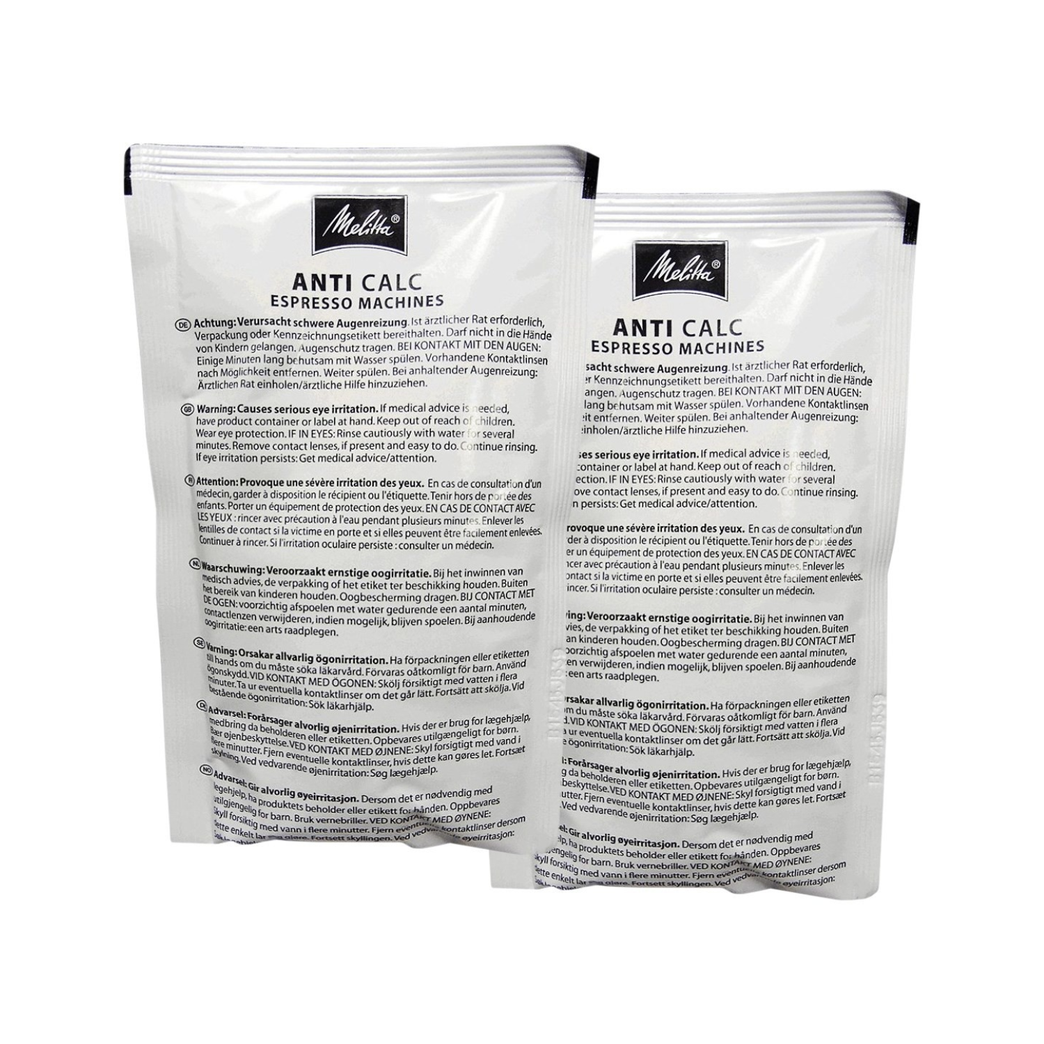 Melitta Anticalc Espresso Machines