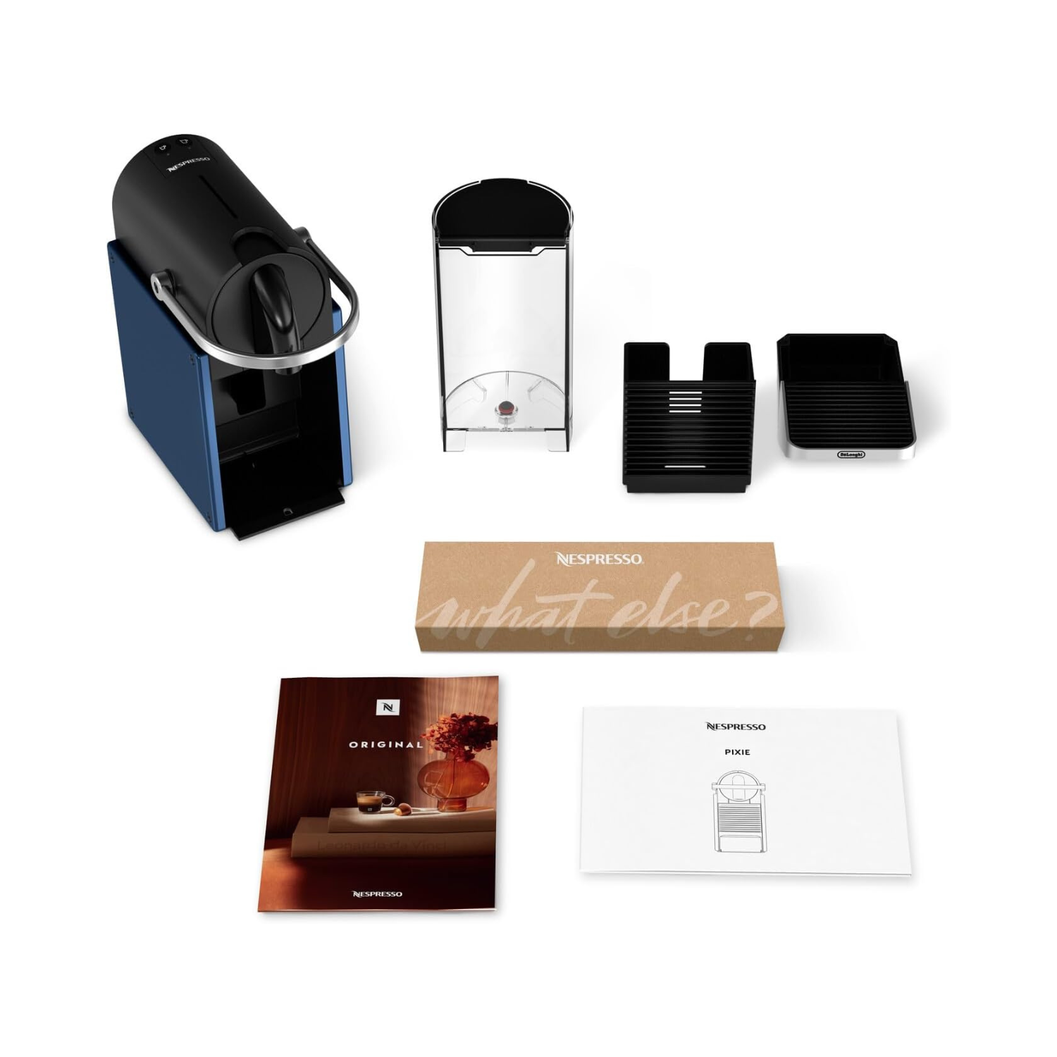 Nespresso Pixie EN 127.BL by DeLonghi, blue