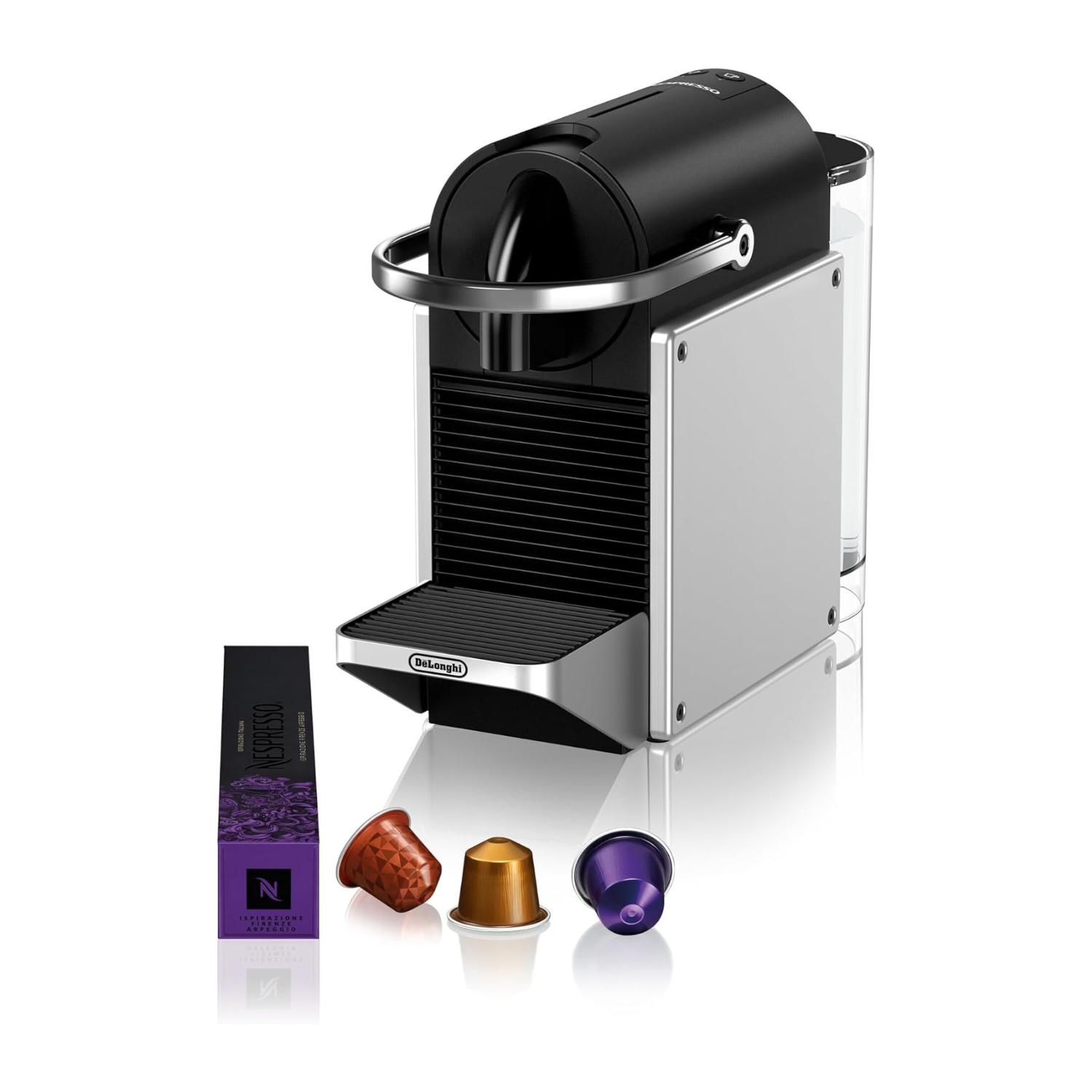 Nespresso Pixie EN 127.S by DeLonghi, silver