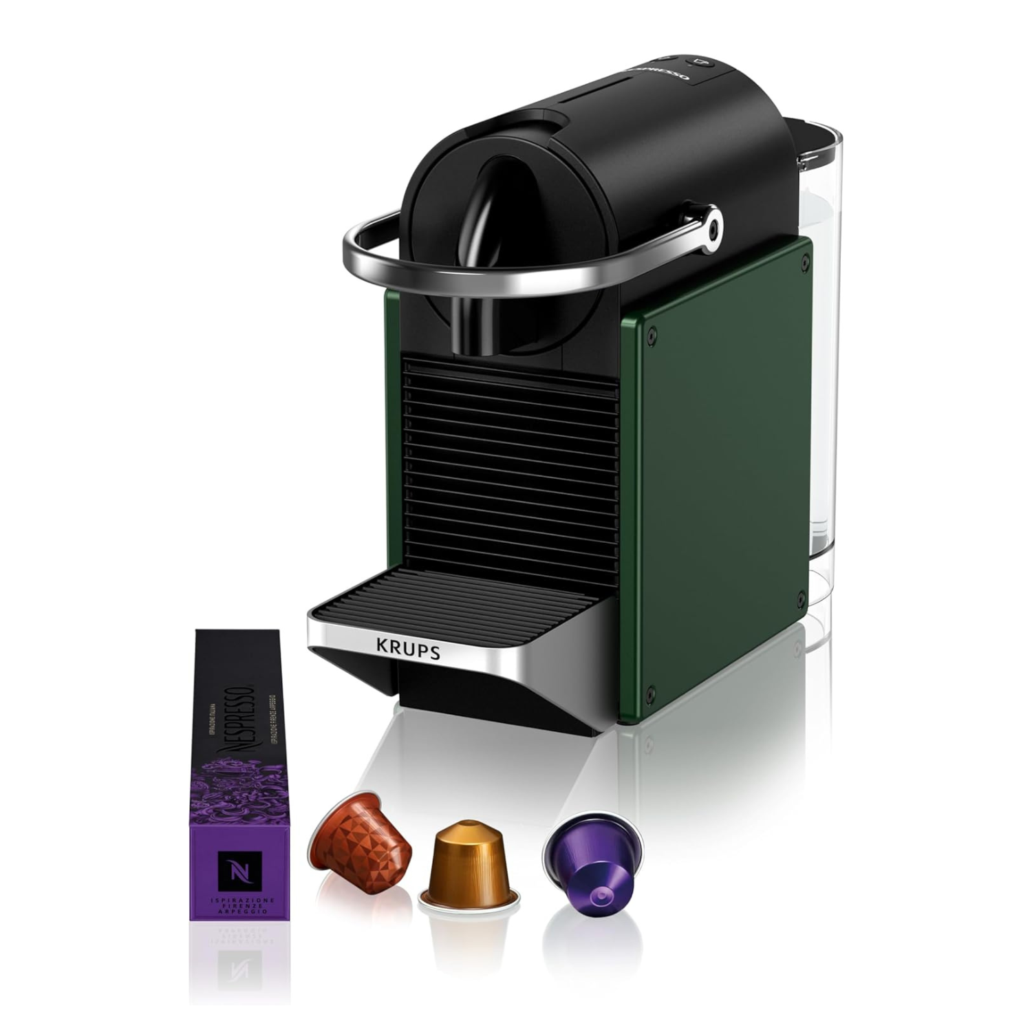 Nespresso XN 3063 Pixie Coffee Machine green by Krups
