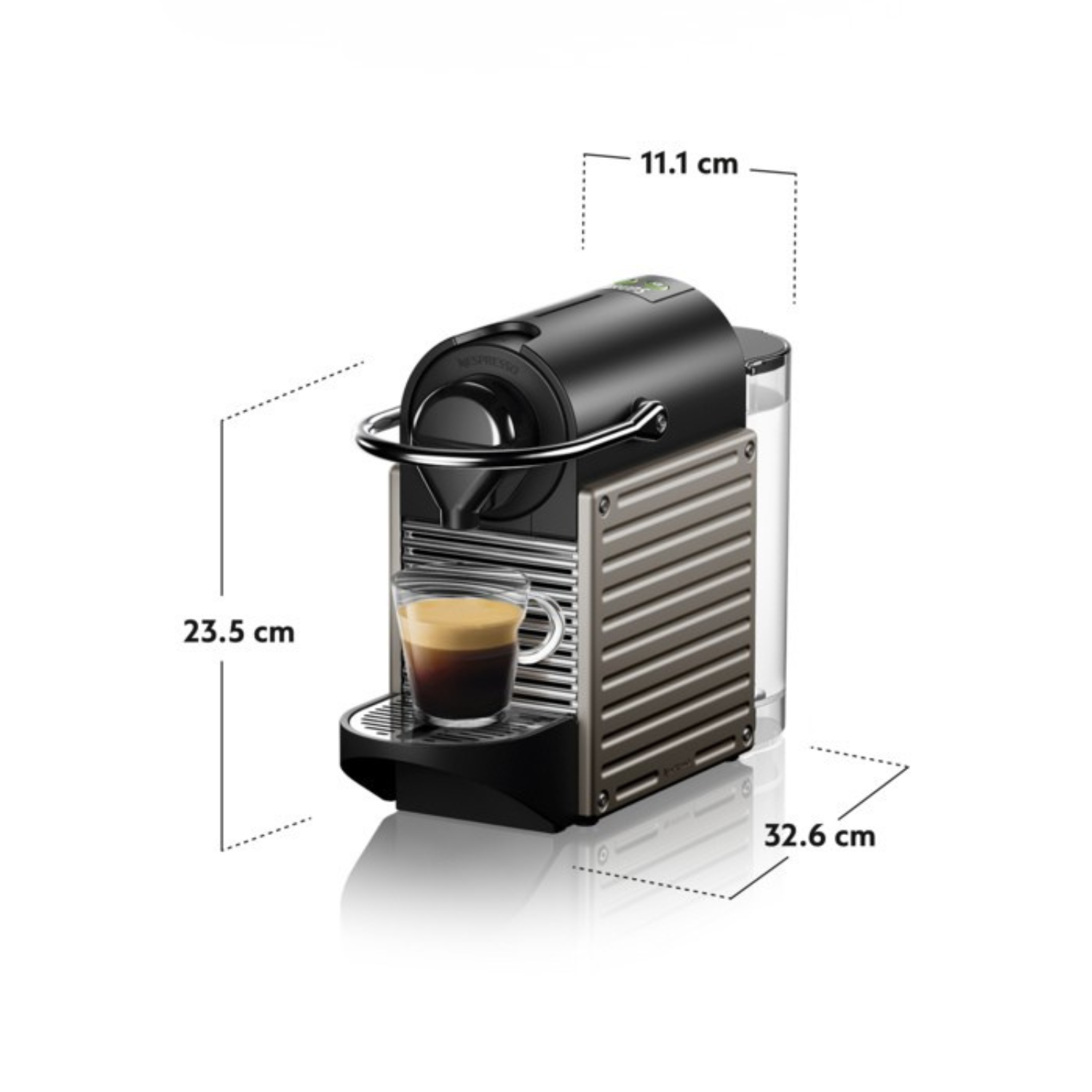 Nespresso XN 306 T Pixie Coffee Machine titan Krups