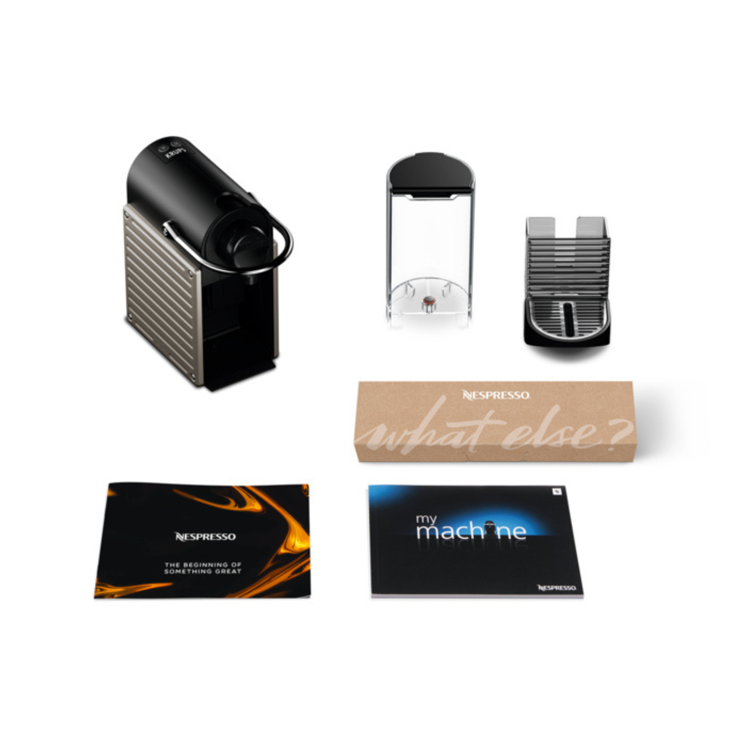 Nespresso XN 306 T Pixie Coffee Machine titan Krups