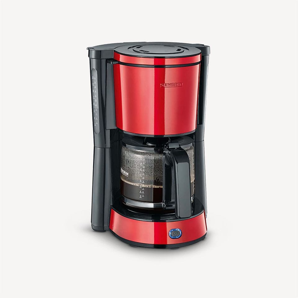 Severin KA 4817 Filter Coffee Maker red