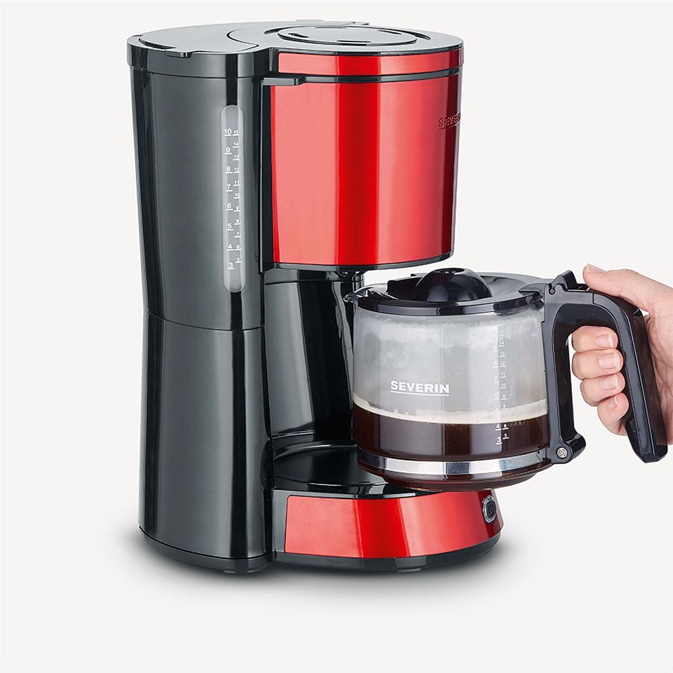 Severin KA 4817 Filter Coffee Maker red