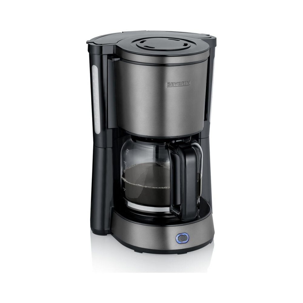 Severin KA 9340 Dark Inox met glazenkan