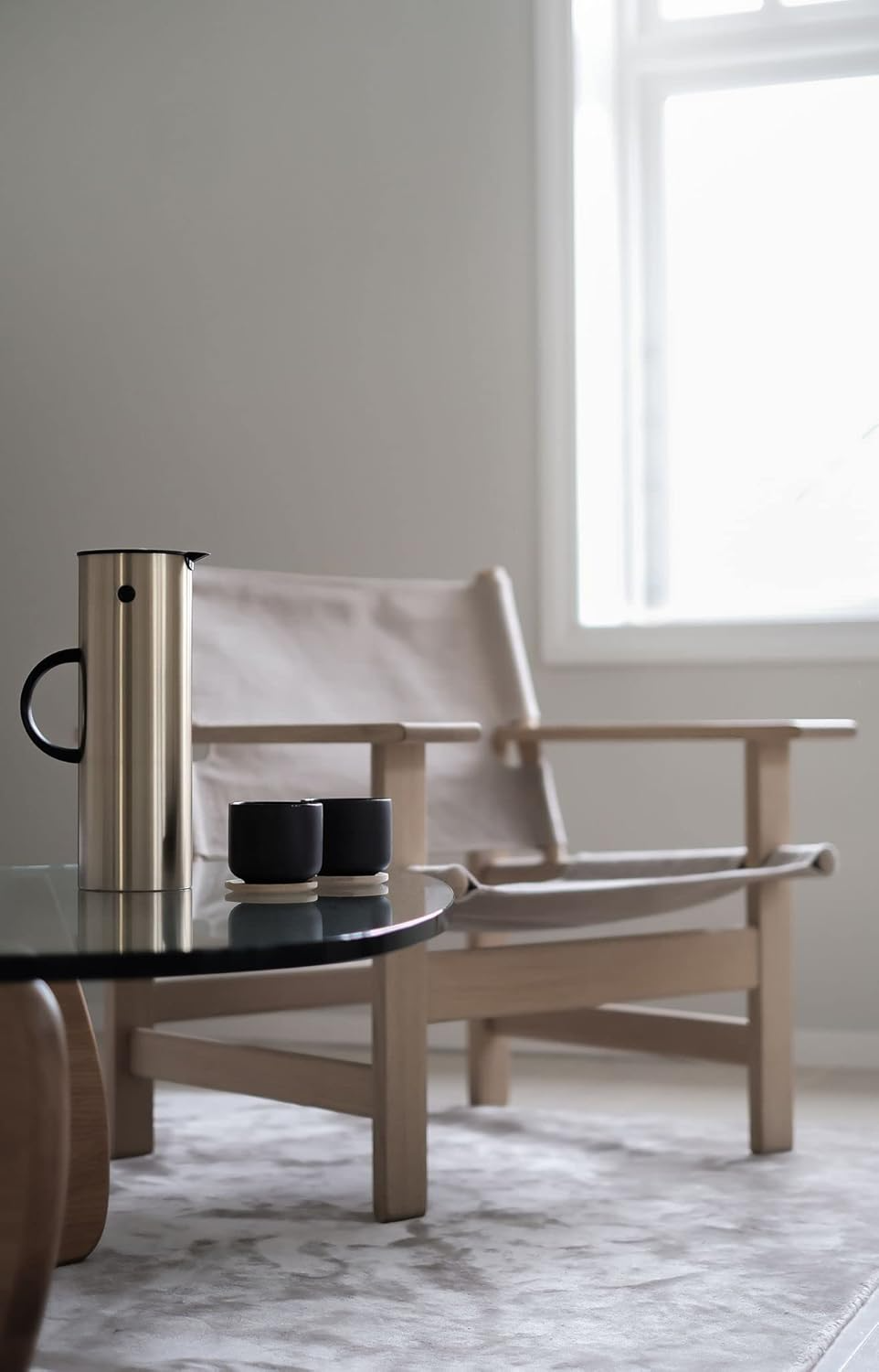 Stelton EM 77 thermoskan 1l brushed brass