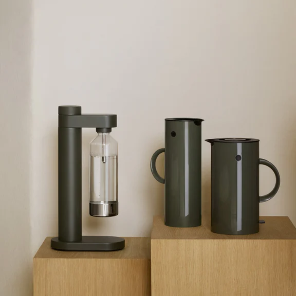 Stelton EM 77 thermoskan 1l dusty green