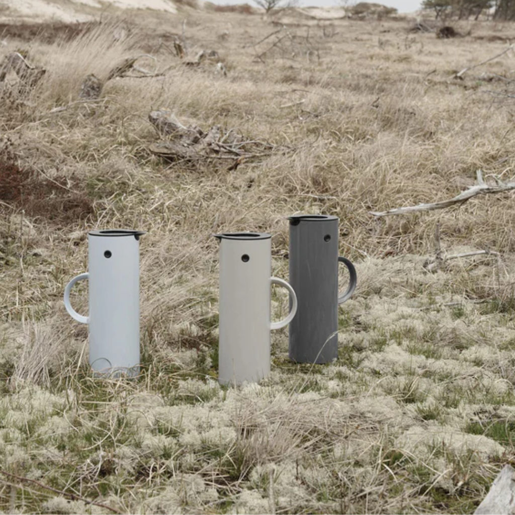 Stelton EM 77 thermoskan 1l light grey