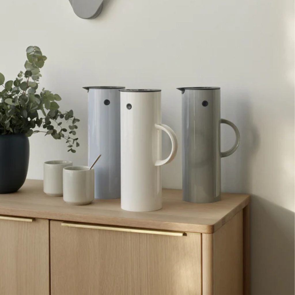 Stelton EM 77 thermoskan 1l light grey