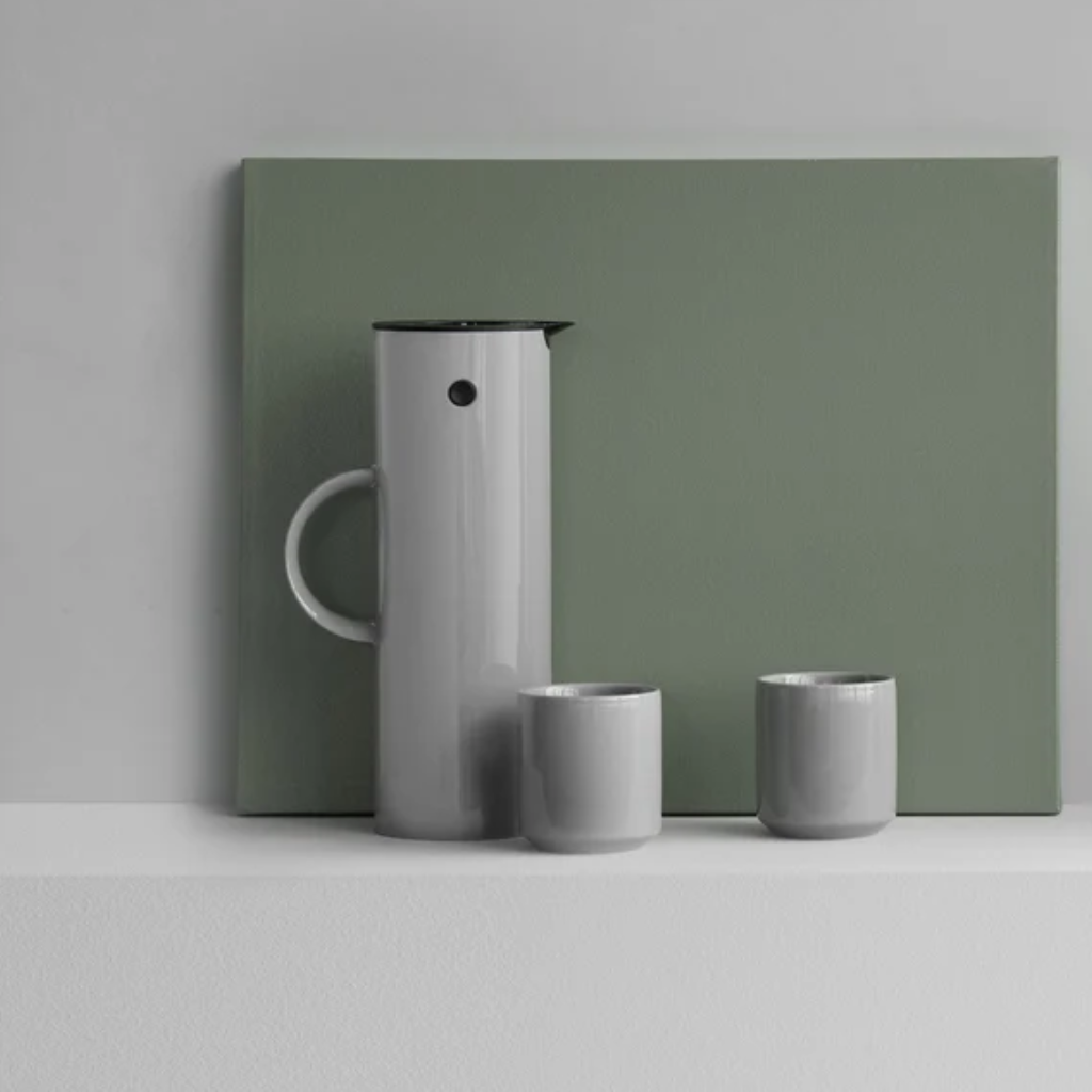 Stelton EM 77 thermoskan 1l light grey