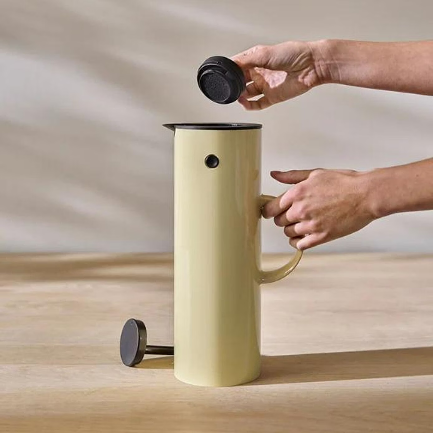 Stelton EM 77 thermoskan 1l mellow yellow