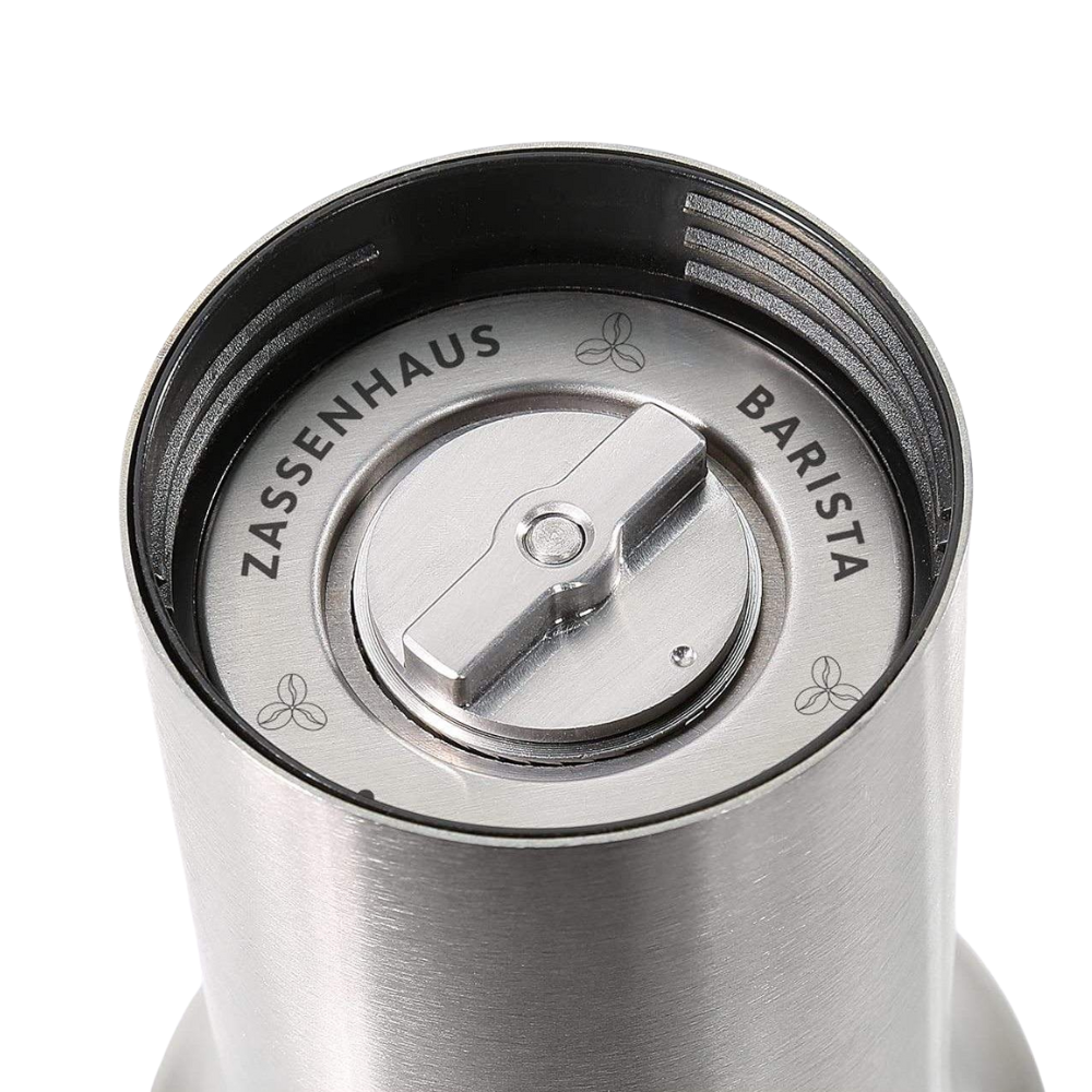 Zassenhaus Coffee Mill BARISTA Stainless Steel / Glass