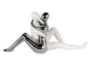 Liebesgeschichte Paar Figuur Wit