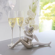 Liebesgeschichte Paar Figuur Wit