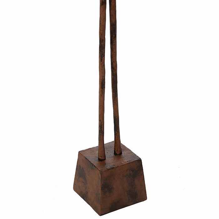 Augusto Aluminium Sculptuur Bruin