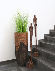 Augusto Aluminium Sculptuur Bruin