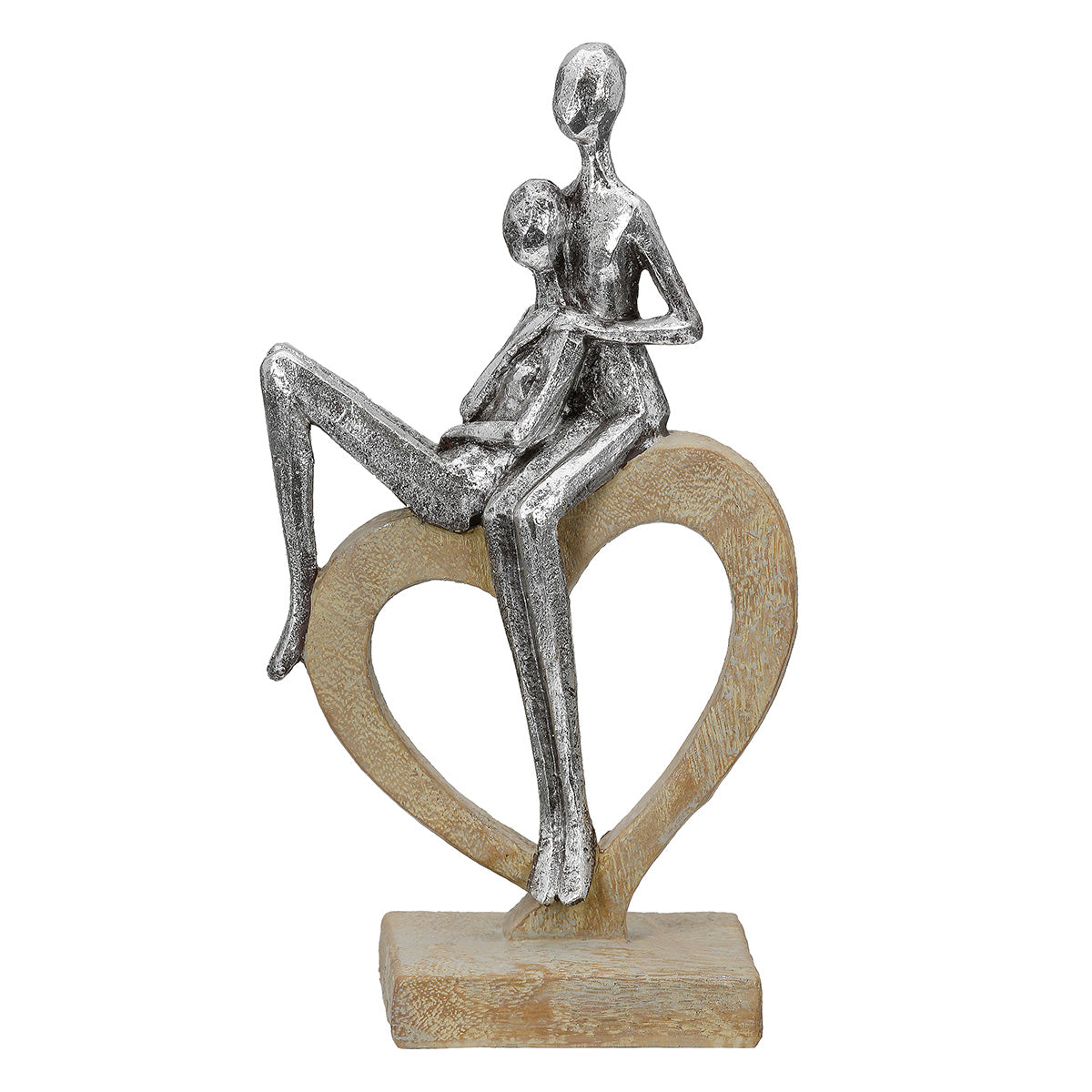 Aroha Hart Sculptuur Zilver