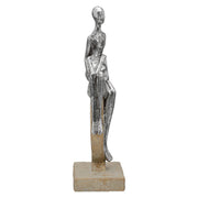 Aroha Hart Sculptuur Zilver