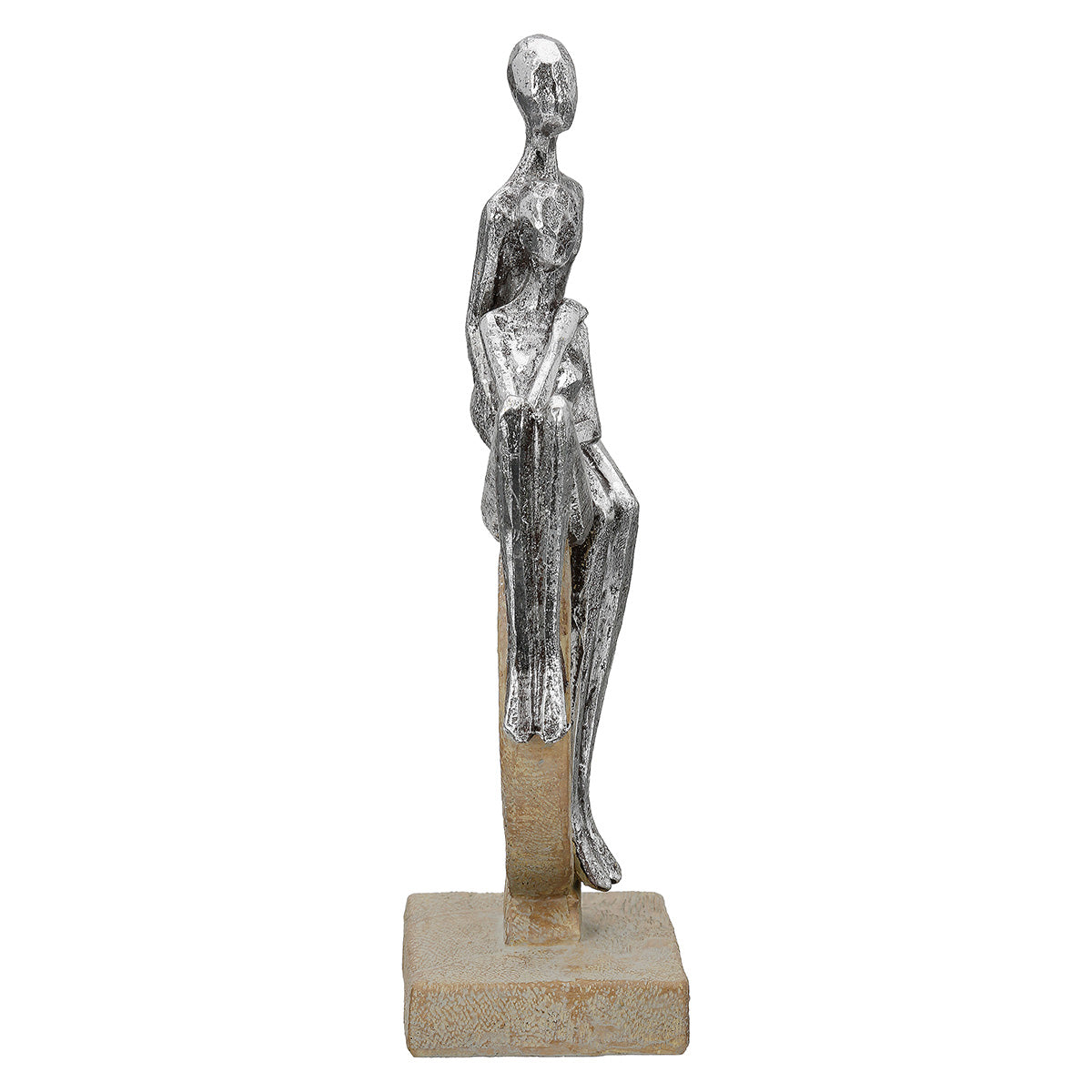 Aroha Hart Sculptuur Zilver