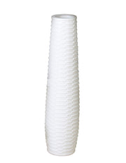 Catania Vloervaas Wit Keramiek
