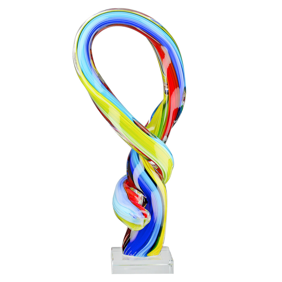 Loop Glas Sculptuur Multicolor