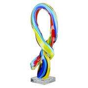 Loop Glas Sculptuur Multicolor