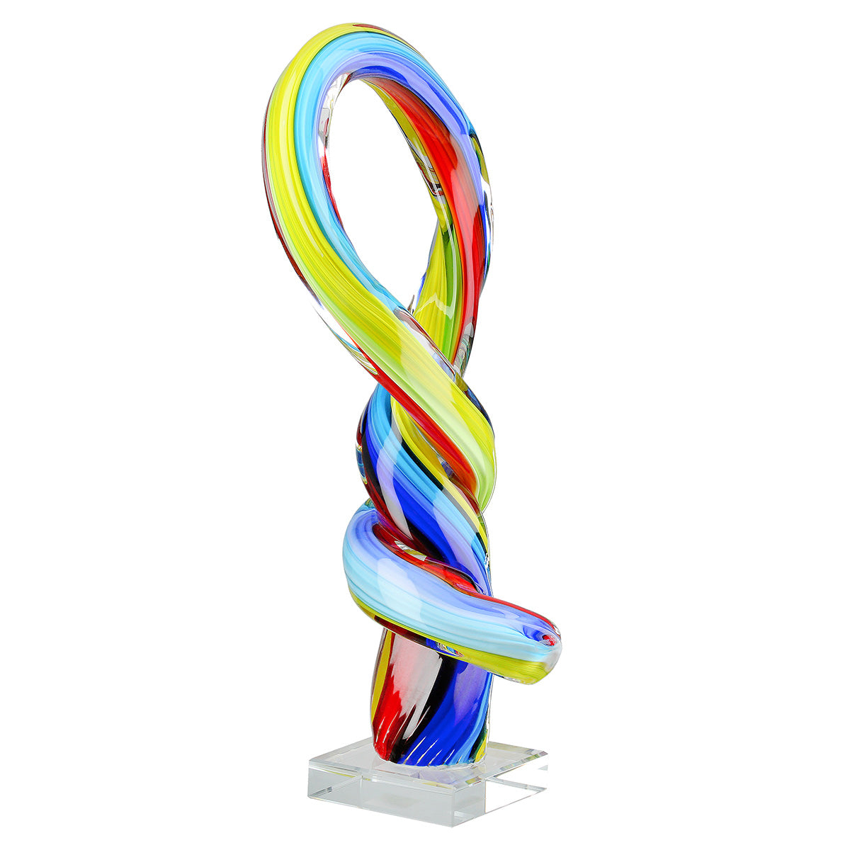 Loop Glas Sculptuur Multicolor