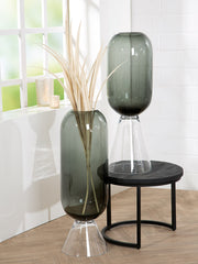Zwarte vloervaas Luxo Large 80 cm