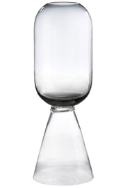 Zwarte vloervaas Luxo Large 80 cm