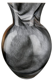 Bruine Glazen Vaas Draga 26 cm