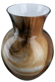 Bruine Glazen Vaas Draga 26 cm