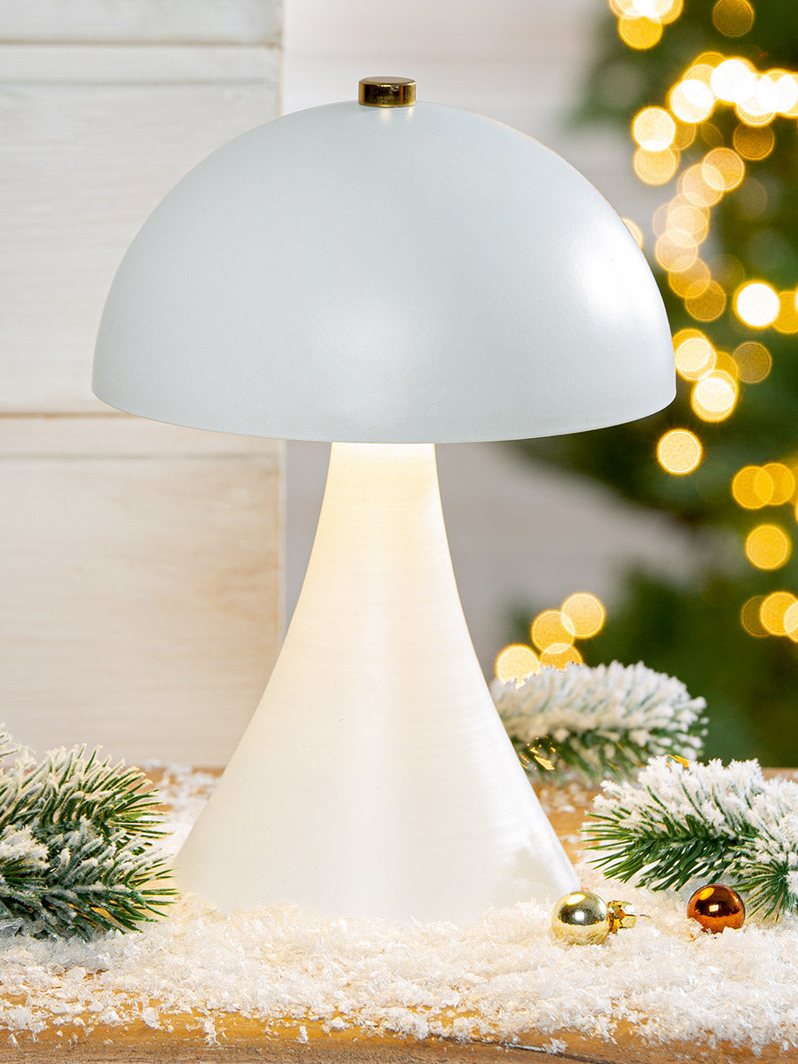 LED Paddenstoel Tafellamp Wit