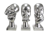 Nachdenklich Keramiek Sculptuur Zilver