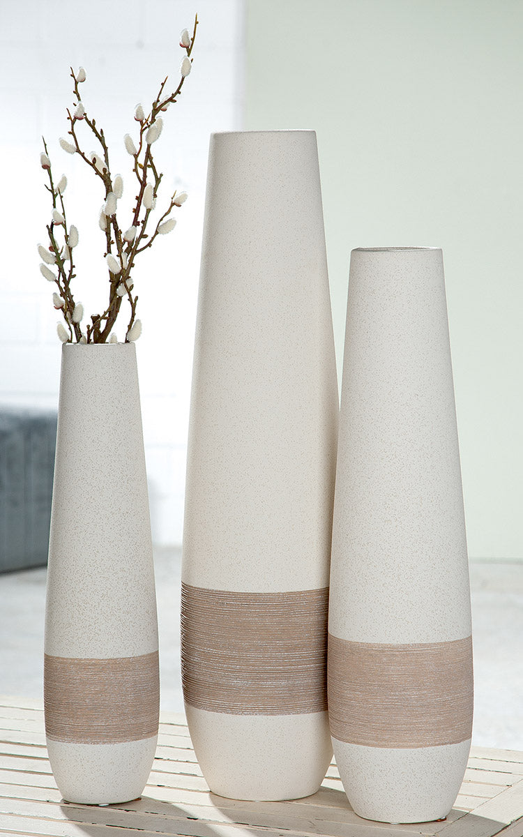 Olbia Vloervaas Crème 56 cm