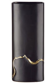 Vaas Creolo zwart goud keramiek 34.5 cm