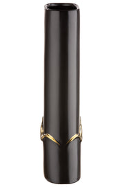 Vaas Creolo zwart goud keramiek 34.5 cm