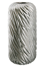 Wave Keramieken Vaas Zilver 30 cm