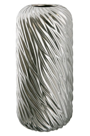 Wave Keramieken Vaas Zilver 30 cm